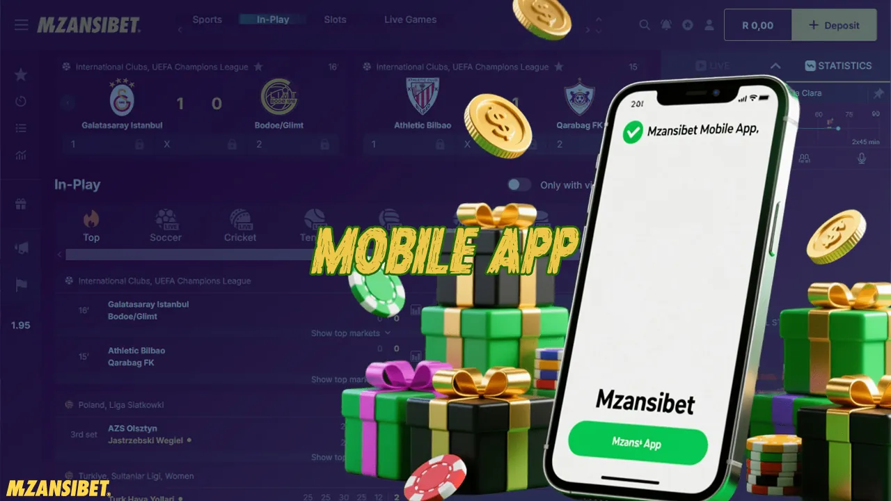 In addition to the official Mzansibet website, you can also play using the mobile app.