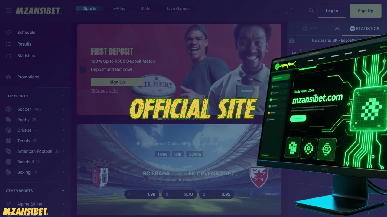 Review of the official website of the bookmaker Mzansibet.